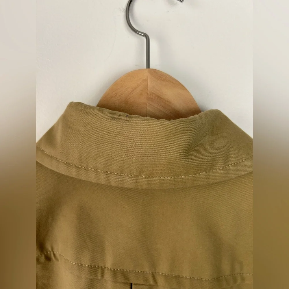 Maje Short Khaki Trench Jacket - Picture 7 of 8